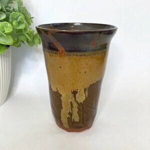 Art Pottery Bud Vase 5.25" Signed